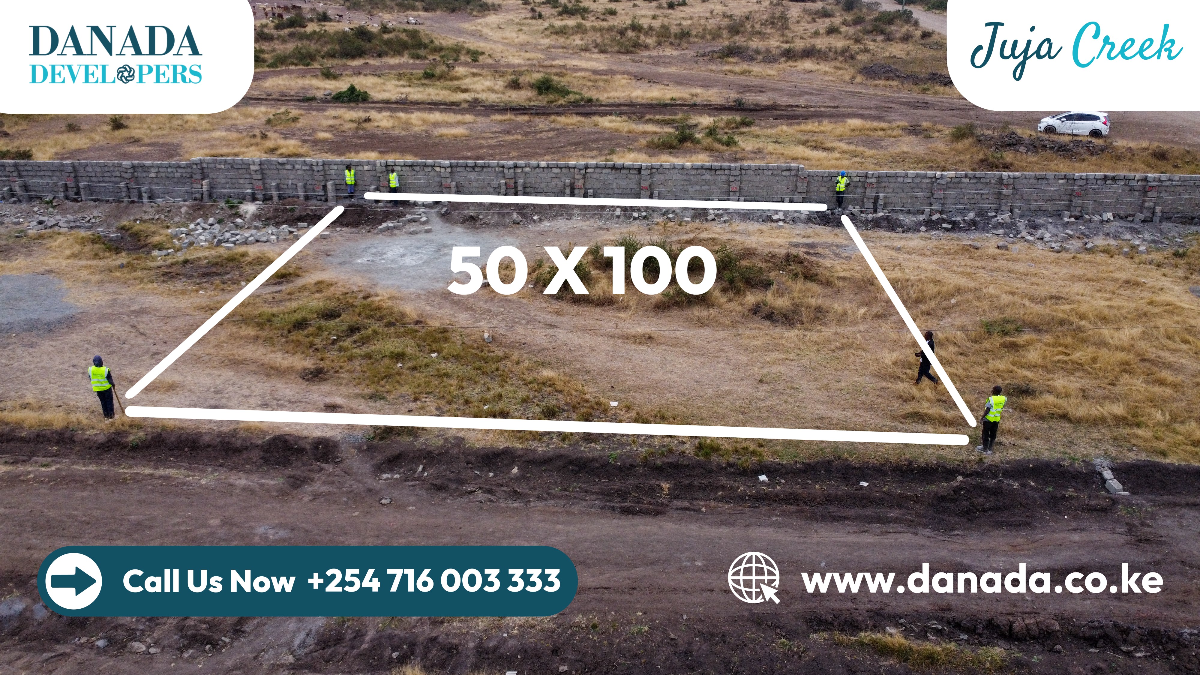 Affordable land and plots for sale in Juja Creek with flexible payment plans.